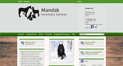 Desktop Screenshot of mandakvet.com